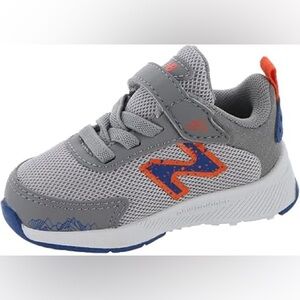 Size 9 Wide Toddler New Balance Kids' Sneakers in Gray and Blue-Orange